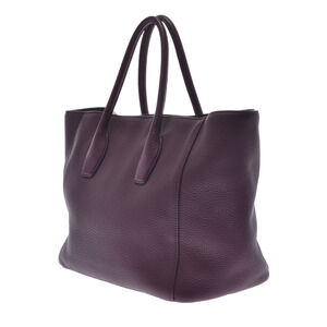 Prada Calfskin Purple Bag Bordeaux Tote